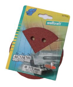 Wolfcraft Ø115 excenterslibepapir 5 stk sortiment model 2277000 online shopping billigt tilbud shoppetur