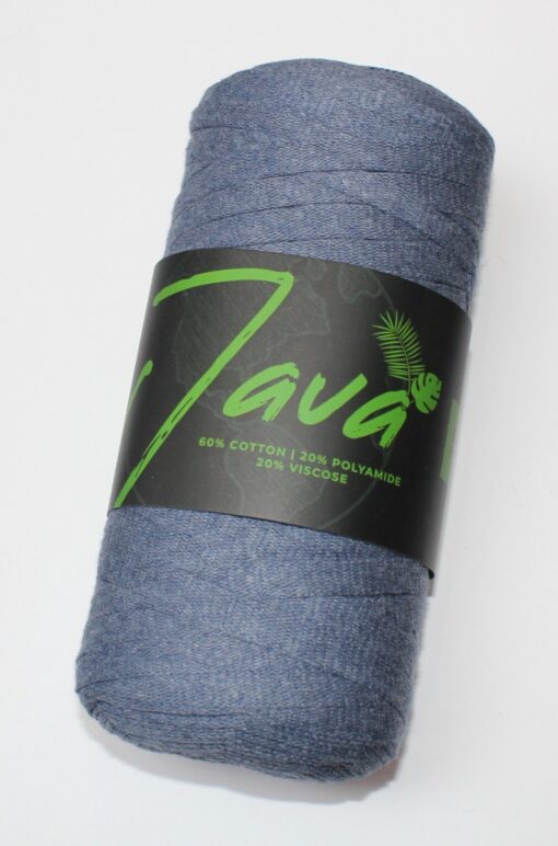 World of Yarn Java båndgarn - Jeansblå farve 13 - 50g online shopping billigt tilbud shoppetur