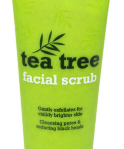 XBC tea tree facial scrub cleansing pores & reducing black heads 250ml online shopping billigt tilbud shoppetur