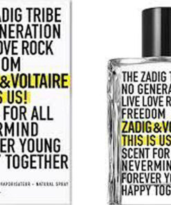 Zadig & voltaire eau de toilette the new fragrance for women and men this is us 50ml online shopping billigt tilbud shoppetur