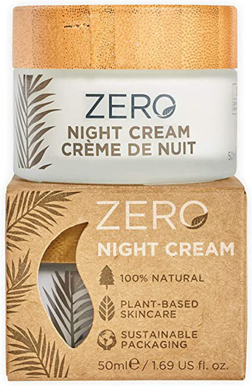 Zero night cream 100% natural 50ml online shopping billigt tilbud shoppetur