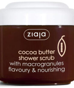 Ziaja cocoa butter shower scrub with macrogranules flavoury & nourishing 200ml online shopping billigt tilbud shoppetur