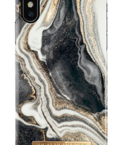 ideal of sweden mobilcover golden ash marble for iphone X/XS online shopping billigt tilbud shoppetur