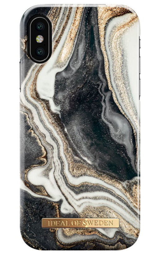 ideal of sweden mobilcover golden ash marble for iphone X/XS online shopping billigt tilbud shoppetur