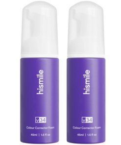 shop 2 x Hismile V34 Colour Corrector Foam 45 ml af Hismile - online shopping tilbud rabat hos shoppetur.dk