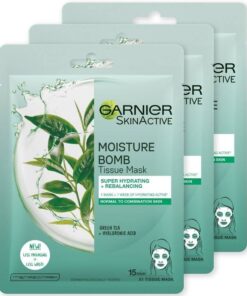 shop 3 x Garnier Skinactive Face Tissue Mask Normal/Combination Skin af Garnier - online shopping tilbud rabat hos shoppetur.dk