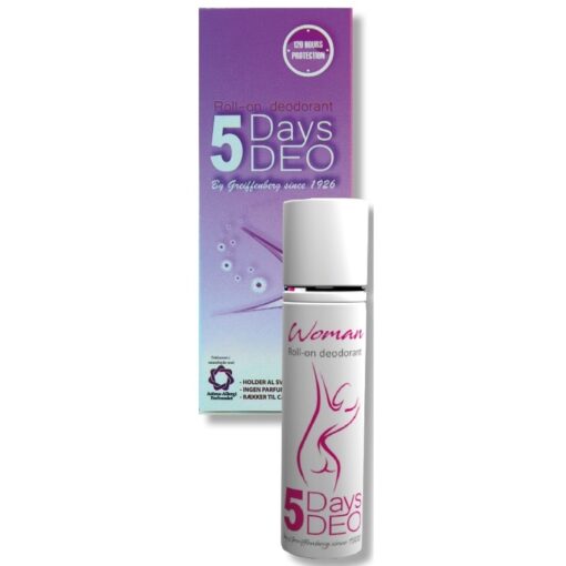 shop 5 Days Deo Roll-On Deodorant 30 ml - Women af 5 Days DEO - online shopping tilbud rabat hos shoppetur.dk