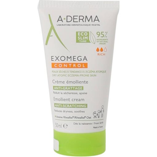 shop A-Derma Exomega Control Cream 50 ml af ADerma - online shopping tilbud rabat hos shoppetur.dk