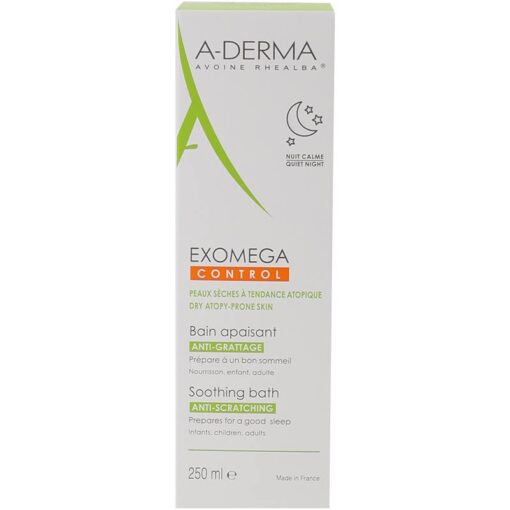 shop A-Derma Exomega Control Soothing Bath 250 ml af ADerma - online shopping tilbud rabat hos shoppetur.dk