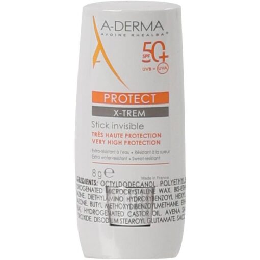 shop A-Derma Sun Protect X-Trem Stick SPF 50+ - 8 gr. af ADerma - online shopping tilbud rabat hos shoppetur.dk