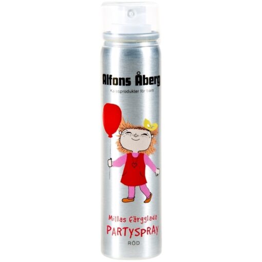 shop Alfons Åberg Millas Partyspray 80 ml - Rød af Alfons berg - online shopping tilbud rabat hos shoppetur.dk