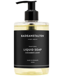 shop Badeanstalten Traditionel Flydende Sæbe Agurk Og Mynte 300 ml af Badeanstalten - online shopping tilbud rabat hos shoppetur.dk