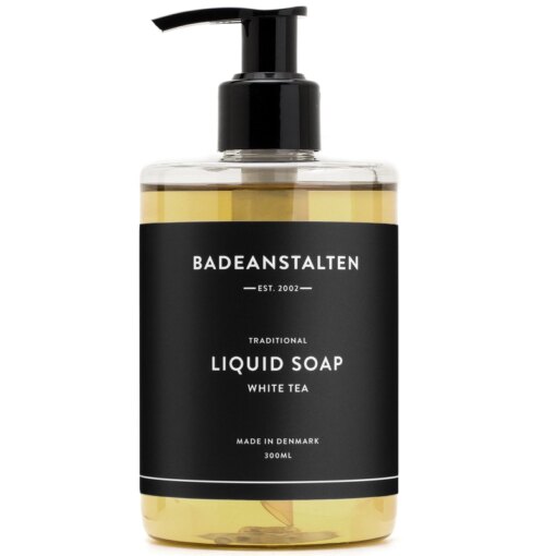 shop Badeanstalten Traditionel Flydende Sæbe Hvid Te 300 ml af Badeanstalten - online shopping tilbud rabat hos shoppetur.dk