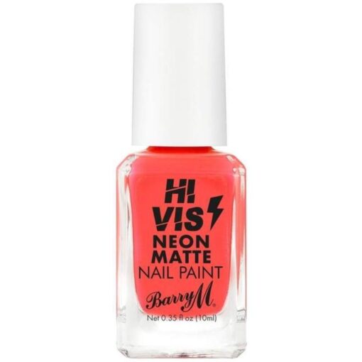 shop Barry M Hi Vis Neon Matte Nail Paint 10 ml - Red Frenzy af Barry M - online shopping tilbud rabat hos shoppetur.dk