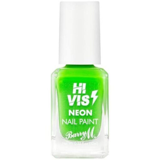 shop Barry M Hi Vis Neon Nail Paint 10 ml - Electric Lime af Barry M - online shopping tilbud rabat hos shoppetur.dk