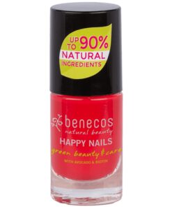 shop Benecos Happy Nails Nail Polish 5 ml - Hot Summer af Benecos - online shopping tilbud rabat hos shoppetur.dk