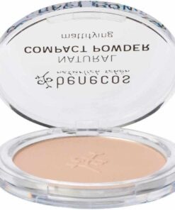 shop Benecos Natural Compact Powder Mattifying 9 gr. - Sand af Benecos - online shopping tilbud rabat hos shoppetur.dk