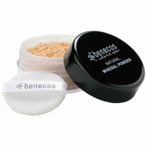 shop Benecos Natural Mineral Powder 10 gr. - Light Sand af Benecos - online shopping tilbud rabat hos shoppetur.dk