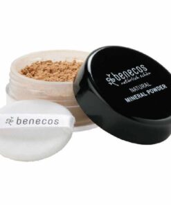 shop Benecos Natural Mineral Powder 10 gr. - Medium Beige af Benecos - online shopping tilbud rabat hos shoppetur.dk