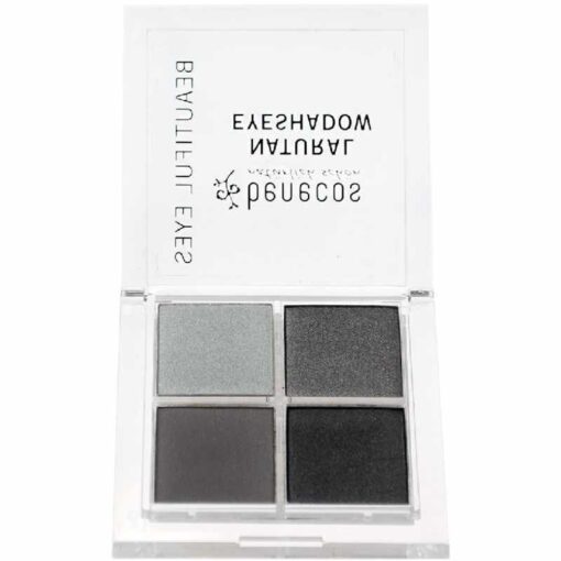 shop Benecos Natural Quattro Eyeshadow 8 gr. - Smokey Eyes 003 af Benecos - online shopping tilbud rabat hos shoppetur.dk