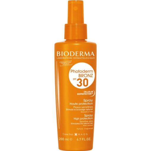 shop Bioderma Photoderm Bronz Spray SPF 30 - 200 ml af Bioderma - online shopping tilbud rabat hos shoppetur.dk