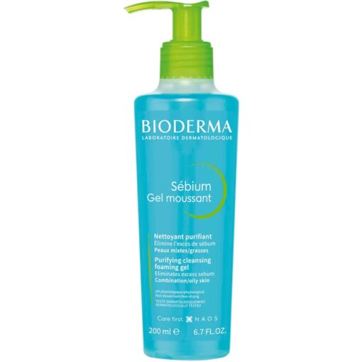 shop Bioderma Sebium Gel Moussant Cleansing Gel 200 ml af Bioderma - online shopping tilbud rabat hos shoppetur.dk