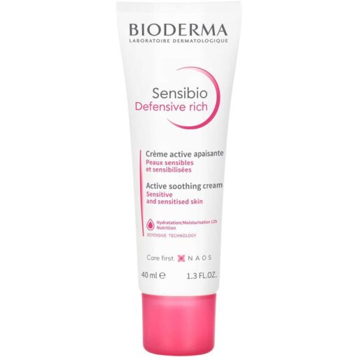 shop Bioderma Sensibio Defensive Rich Soothing Cream 40 ml af Bioderma - online shopping tilbud rabat hos shoppetur.dk