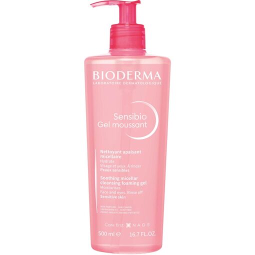 shop Bioderma Sensibio Gel Moussant Cleansing Gel 500 ml af Bioderma - online shopping tilbud rabat hos shoppetur.dk