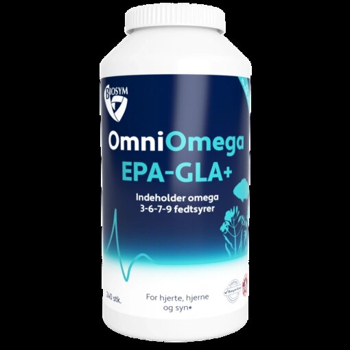 shop Biosym OmniOmega EPA-GLA+ 220 Pieces af Biosym - online shopping tilbud rabat hos shoppetur.dk