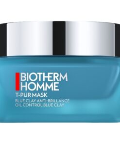 shop Biotherm Homme T-Pur Blue Face Clay Mask 50 ml af Biotherm - online shopping tilbud rabat hos shoppetur.dk