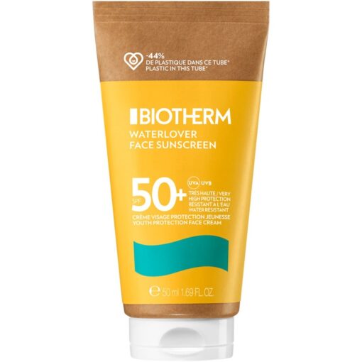 shop Biotherm Waterlover Face Sunscreen SPF 50+ - 50 ml af Biotherm - online shopping tilbud rabat hos shoppetur.dk