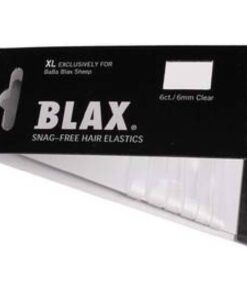 shop Blax Hair Elastics XL 6 Pieces - Clear af Blax - online shopping tilbud rabat hos shoppetur.dk