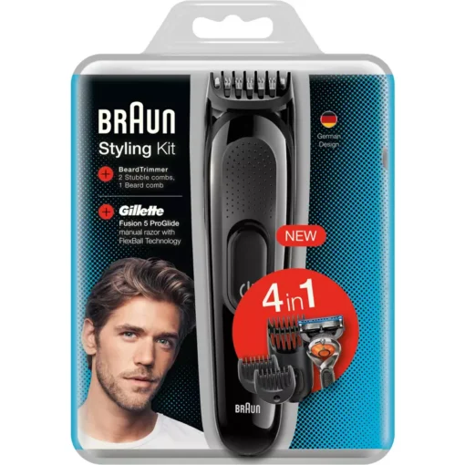 shop Braun 4-In-1 Styling Kit (SK3000) af Braun - online shopping tilbud rabat hos shoppetur.dk