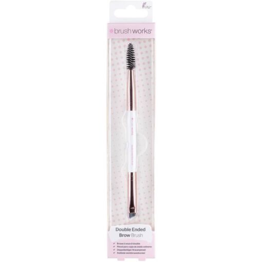 shop Brushworks Double Ended Brow Brush af Brushworks - online shopping tilbud rabat hos shoppetur.dk