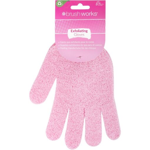 shop Brushworks Exfoliating Gloves af Brushworks - online shopping tilbud rabat hos shoppetur.dk