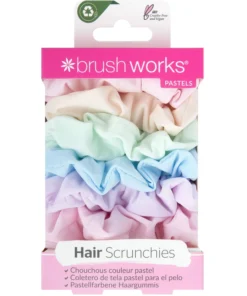 shop Brushworks Pastel Scrunchies 6 Pieces af Brushworks - online shopping tilbud rabat hos shoppetur.dk