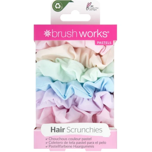 shop Brushworks Pastel Scrunchies 6 Pieces af Brushworks - online shopping tilbud rabat hos shoppetur.dk