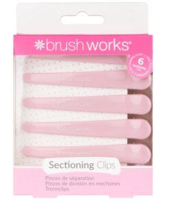 shop Brushworks Sectioning Clips 6 Pieces af Brushworks - online shopping tilbud rabat hos shoppetur.dk