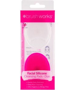 shop Brushworks Silicone Facial Cleansing Pads 2 Pieces af Brushworks - online shopping tilbud rabat hos shoppetur.dk