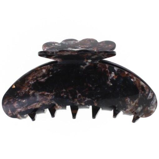 shop By Stær AGNES Hair Clip Large- Black Marble af By Str - online shopping tilbud rabat hos shoppetur.dk