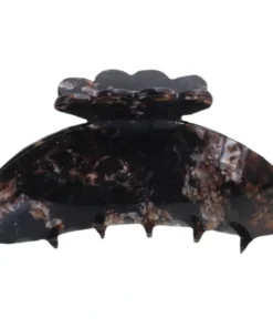 shop By Stær ASTA Hair Clip Medium - Black Marble af By Str - online shopping tilbud rabat hos shoppetur.dk