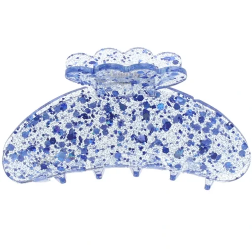 shop By Stær ASTA Hair Clip Medium - Confetti Blue af By Str - online shopping tilbud rabat hos shoppetur.dk