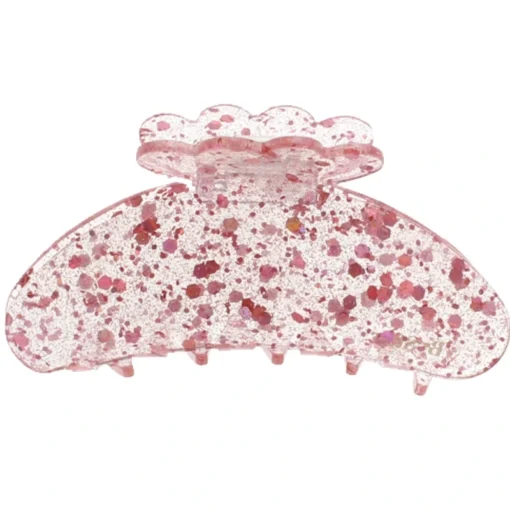 shop By Stær ASTA Hair Clip Medium - Confetti Rosa af By Str - online shopping tilbud rabat hos shoppetur.dk