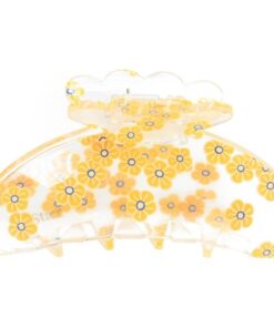 shop By Stær ASTA Hair Clip Medium - Orange Flower af By Str - online shopping tilbud rabat hos shoppetur.dk