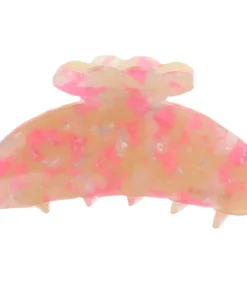 shop By Stær ASTA Hair Clip Medium - Pink Marble af By Str - online shopping tilbud rabat hos shoppetur.dk