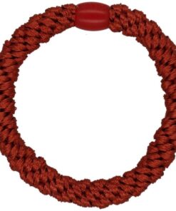 shop By Stær BRAIDED Hairtie - Basic Rust Red af By Str - online shopping tilbud rabat hos shoppetur.dk