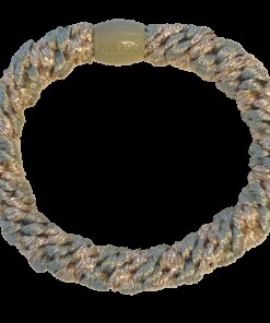 shop By Stær BRAIDED Hairtie - Dusty Green/Gold af By Str - online shopping tilbud rabat hos shoppetur.dk