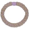 shop By Stær BRAIDED Hairtie - Fluffy Light Purle/Gold af By Str - online shopping tilbud rabat hos shoppetur.dk