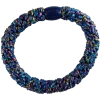 shop By Stær BRAIDED Hairtie - Glitter Blue Rainbow af By Str - online shopping tilbud rabat hos shoppetur.dk