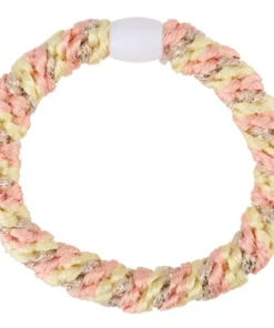 shop By Stær BRAIDED Hairtie - Multi Orange/Yellow Glitter af By Str - online shopping tilbud rabat hos shoppetur.dk